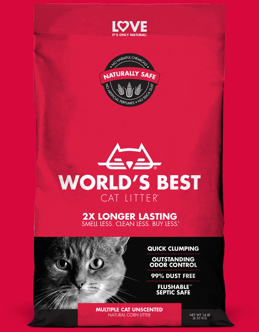 World's Best cat litter product